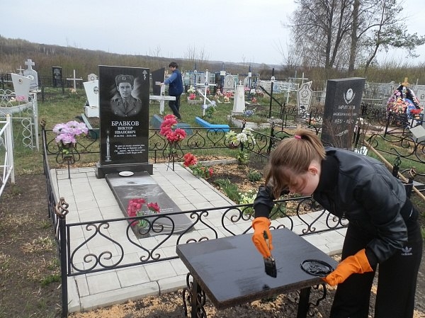 Уход за могилами в Украине.