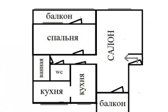 Просторная мебелированная квартира
